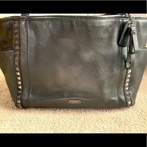 Coach Leather Studded Tote